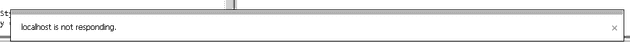 ie10 localhost not responding