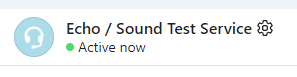 Skype test service